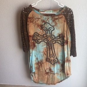 Southern Grace Cross top